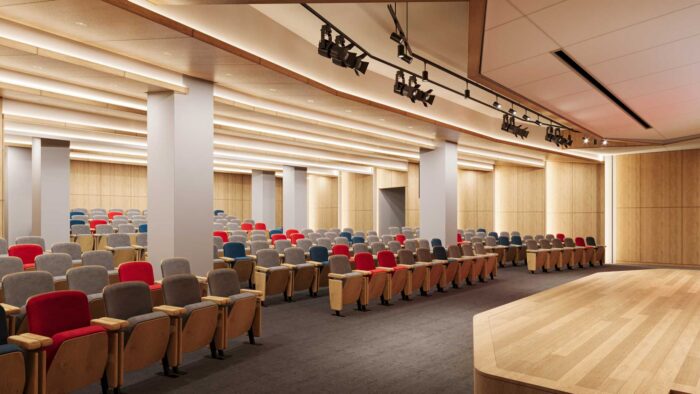 st francis college lecture hall 3d rendering