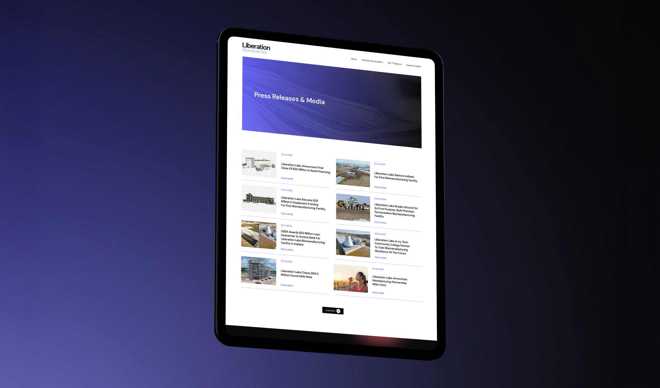 website design services biomanufacturing - Image