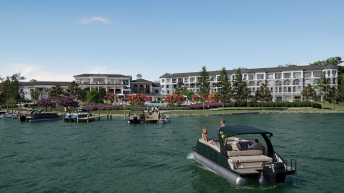 lake oconee resort 3d renderings exterior lake view