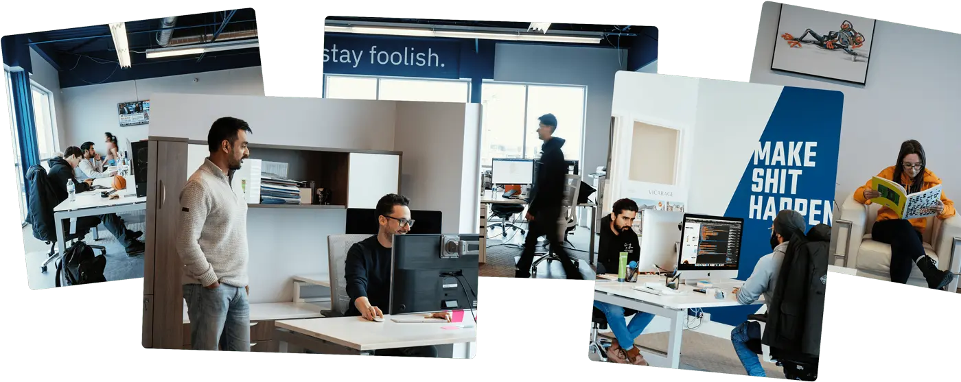 uv designs office and team photos